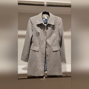 Grey and Blue Long Blazer